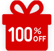 100 off